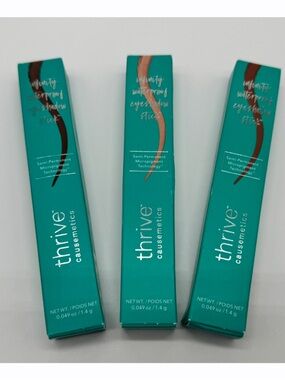 Thrive Causemetics Waterproof Eyeshadow Sticks Bundle Kaelyn Riji Nikki NEW